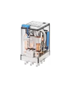 Finder 553380240010 rele industrial 3 intercambios 24vac 10a (z 94) con pulsador de prueba